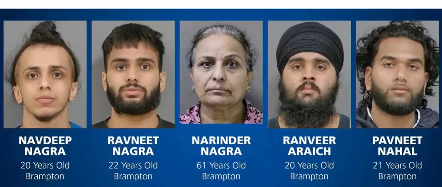 Five Brampton Residents Face 150 Charges as Peel Police Seize 11 Guns ...